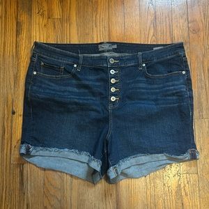 Torrid jean shorts 5 inches
